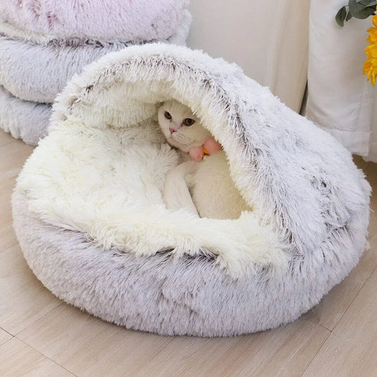 Nid de couchage chaleureux pour chat et chien