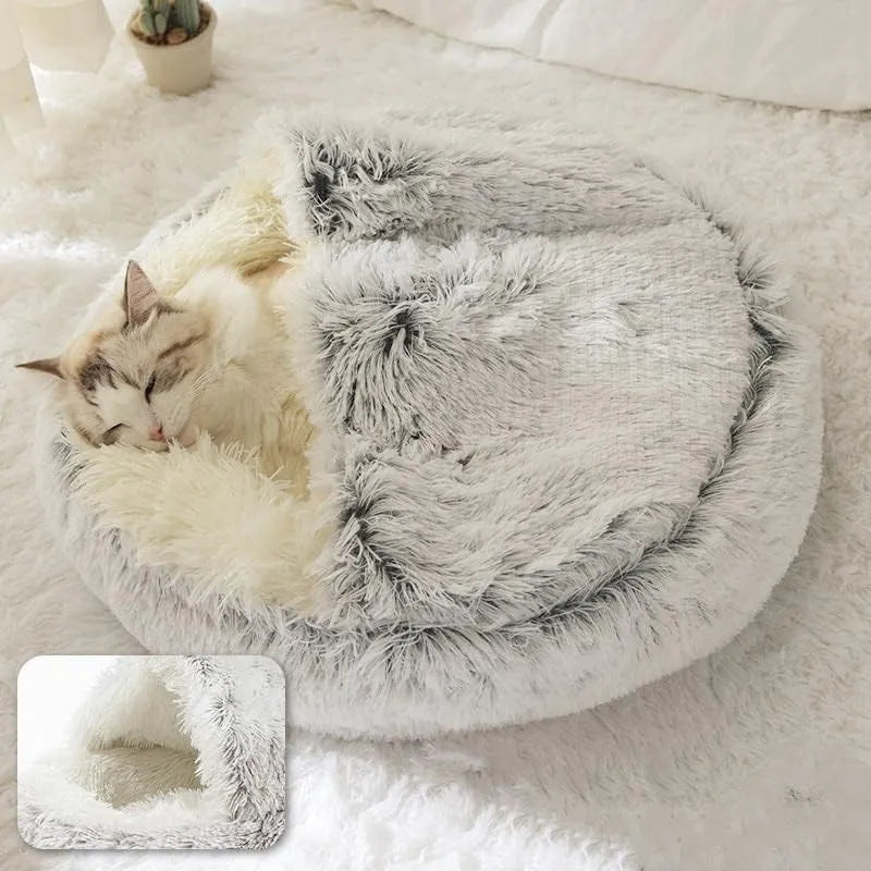 Nid de couchage chaleureux pour chat et chien